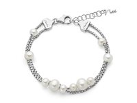 Bracciale Miluna Donna in Argento Perla PBR3842